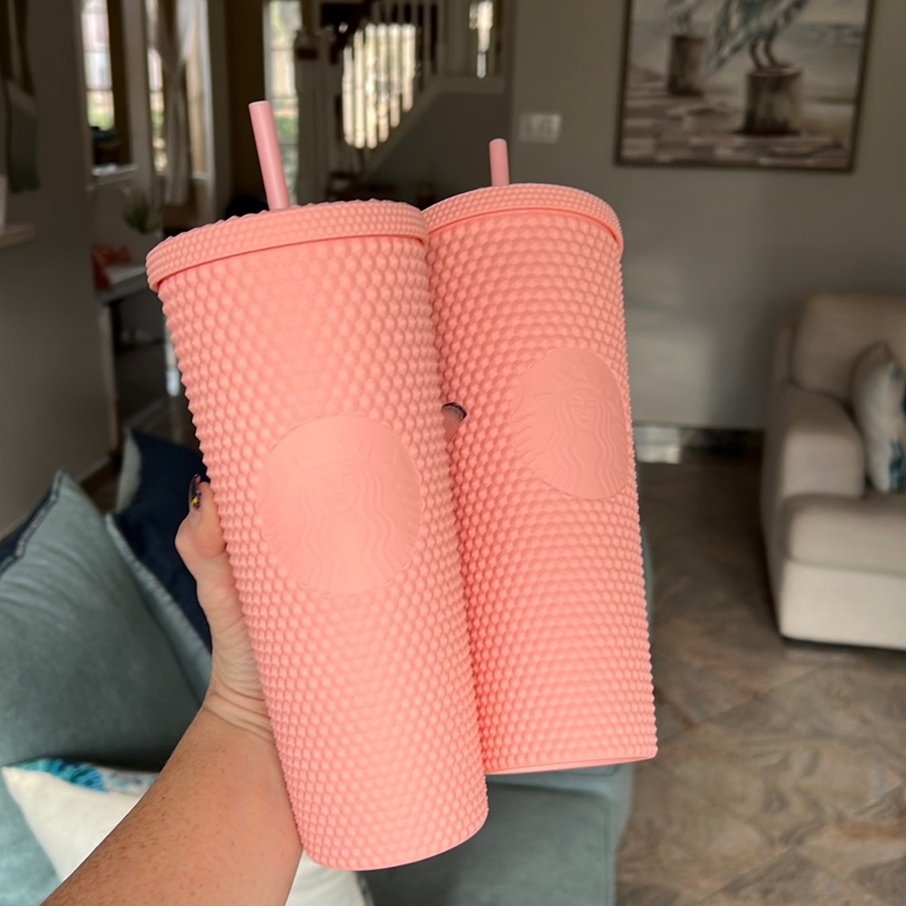 Starbucks HTF pink studded NWT